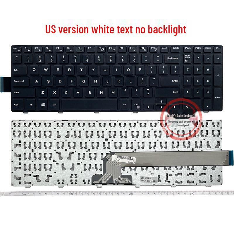 Compatible Keyboard for Dell 15-3000, 5000, 7000, 17-5000, 7559, 5748, 5749, 3543 Series