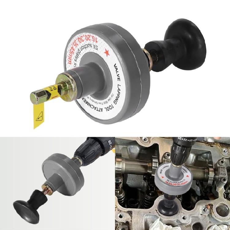 5 In 1 Valves Grinding Tool Set With Rubber Pad for Various Valves Size From 16Mm To 45Mm Perfect for Engine Maintenance