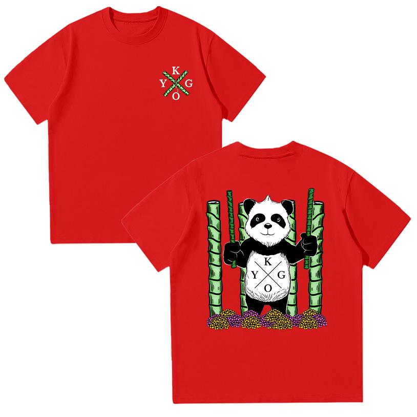 Kygo Panda Tričko Norský DJ Kygo Anime Grafická Trička Bavlna Vysoká Kvalita Pánské Tričko Y2k Streetwear Ženy Muž Neformální Oblečení