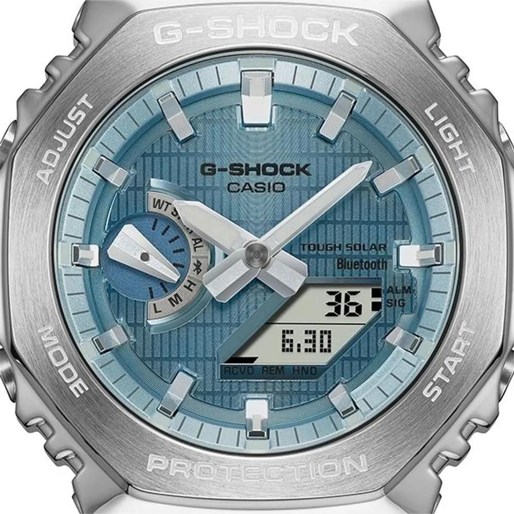 GIAL OC Bluetooth Tough Solar Metal Case Watch GBM-2100A-1A2DR