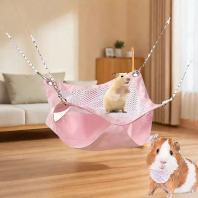 Polyester Doppellagige Hamsterhängematte Bequemes Meerschweinchennest für den Sommer