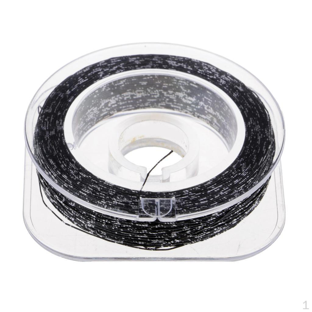 

Fly Thread Material Fishing Lure Ties, DIY Tool Ties Black