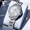 Playboy Women's Luxury Waterproof Starry Sky Quartz Watch with Diamond Accents.
