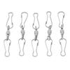 20pcs Windsock Clips Stainless Steel 360 Degree Rotation Dual Clip Wind Spinners Hangers for Wind