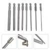 Lega di acciaio 8 pezzi X punte a testa esagonale magnetiche 1,5 mm, 2 mm, 2,5 mm, 3 mm, 4 mm, 5 mm, 6 mm, 8 mm