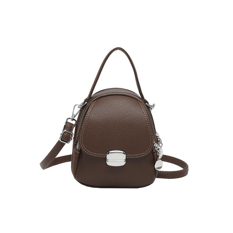 Mother Bag Mobile Phone Bag Large Capacity Multi-layer PU Shoulder Messenger Bag