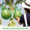 AD23-12 Pcs Watermelon Net Melon Hammock Melon Cradle Plant And Garden Supports Pumpkin Support Hanging Bag Protects
