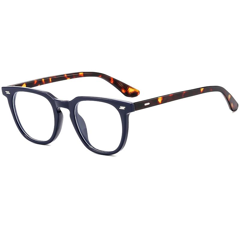 New Style Glasses Trendy Rice Nail Flat Glasses For Men And Women Fashionable Square Glasses Frames 3875