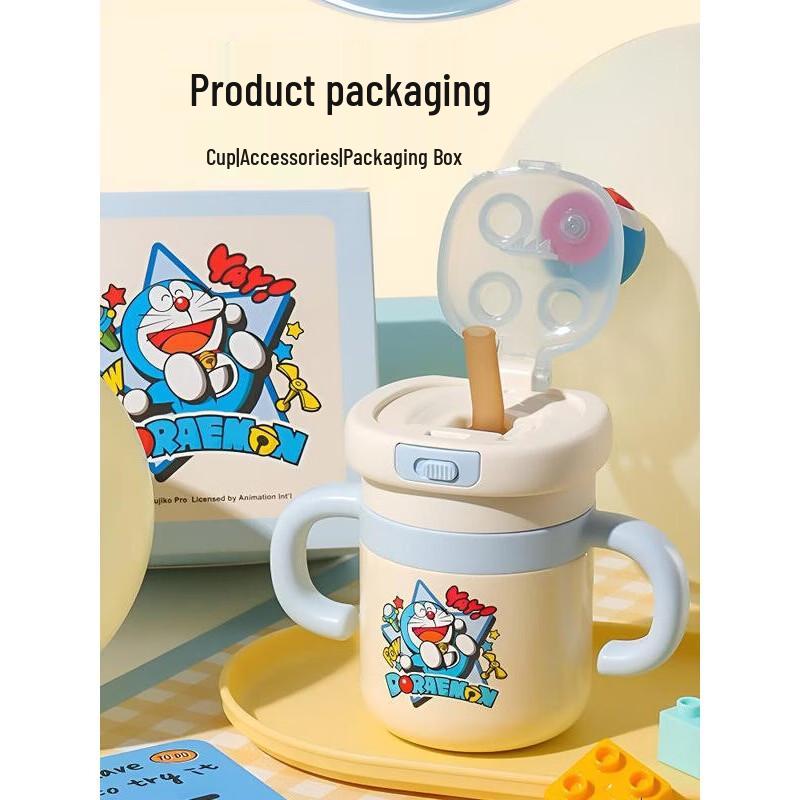 BEDDYBEAR Doraemon Insulated Straw Sippy Cup
