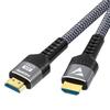 8K60Hz HDMI 2.1 Braided Mesh Cable for High Definition Gaming and eSports.