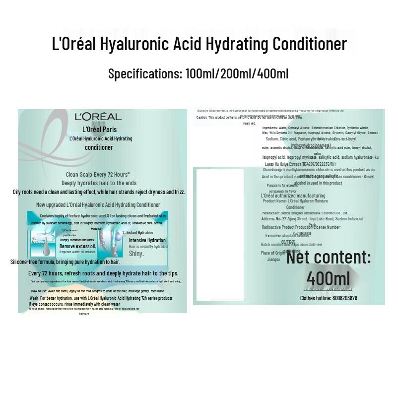 L'Oréal Hyaluronic Acid Hydrating Conditioner