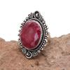 Ruby Shappire Gemstone Handmade Silver Jewelry  "8"