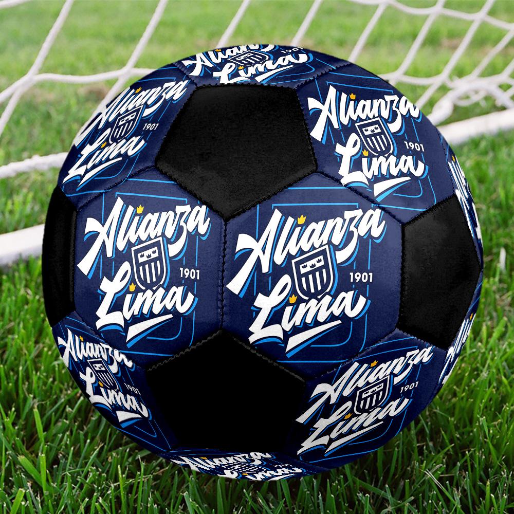 Club Alianza Lima Soccer Ball Colorful All Ages Machine Stitched PVC Competition Ready Durable High-Bounce.SIZE5