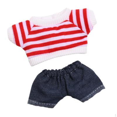 2 Stück Mini 6 Zoll Puppenkleidung DIY Spielzeug Zubehör Kleidung Mädchen Geschenk Hose Mädchen