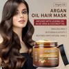 Argan Oil Hair Mask + Silk Bonnet Set, Repair Hair Mask with Jojoba Oil, Aloe Vera & Coconut Oil for Dry Damaged Hair Deep Treatments for All Hair Typ