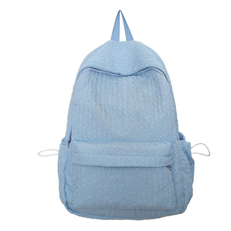 Ins Style Teen Girl School Backpack Breathable Lightweight City Simple Backbag