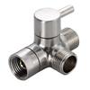 G1/2 3-Way Shower Arm Adapter Handheld Showerhead Top Spray Shower Diverter Valve Replacement Parts Bathroom Accessories