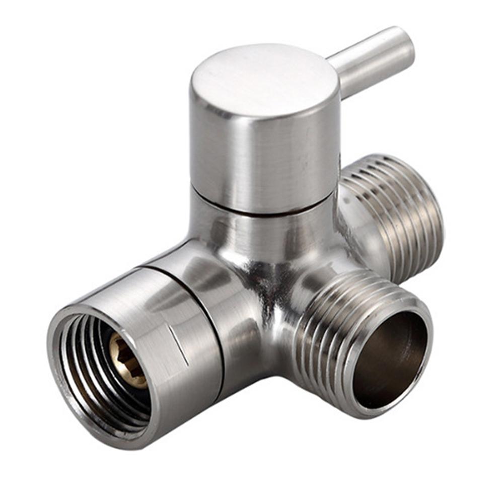 G1/2 3-Way Shower Arm Adapter Handheld Showerhead Top Spray Shower Diverter Valve Replacement Parts Bathroom Accessories