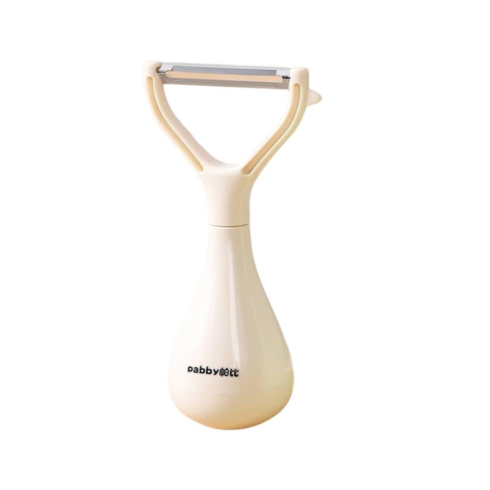 

Portable 2-in-1 Tumbler Vegetable Peeler Ergonomic Multi-functional Potato Peeler Peeling Tool For Fruit and Vegetable белый