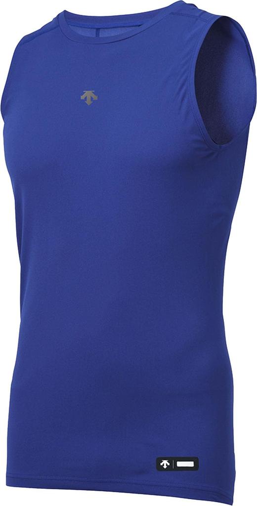 Descente Round Neck Sleeveless Undershirt Size S Men's DB5SUD00M, Blue,
