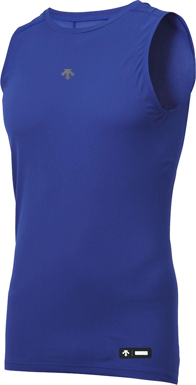 

Descente Футболка без рукавов с круглым вырезом Размер S Мужская DB5SUD00M, Синий, синий