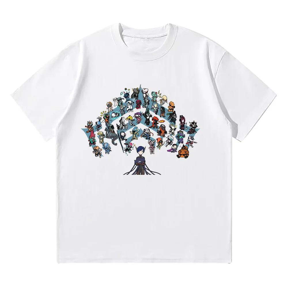 

Warframe Hot Game T Shirt Comfortable Cotton Breathable Clothing Cartoon Print Creative Design Tee Unisex High Street Top 4XL