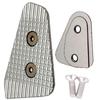 S.fields.inc Motorcycle Brake Pedal Cover Expansion Pad for G310 F750GS F850GS BMW (Silver)