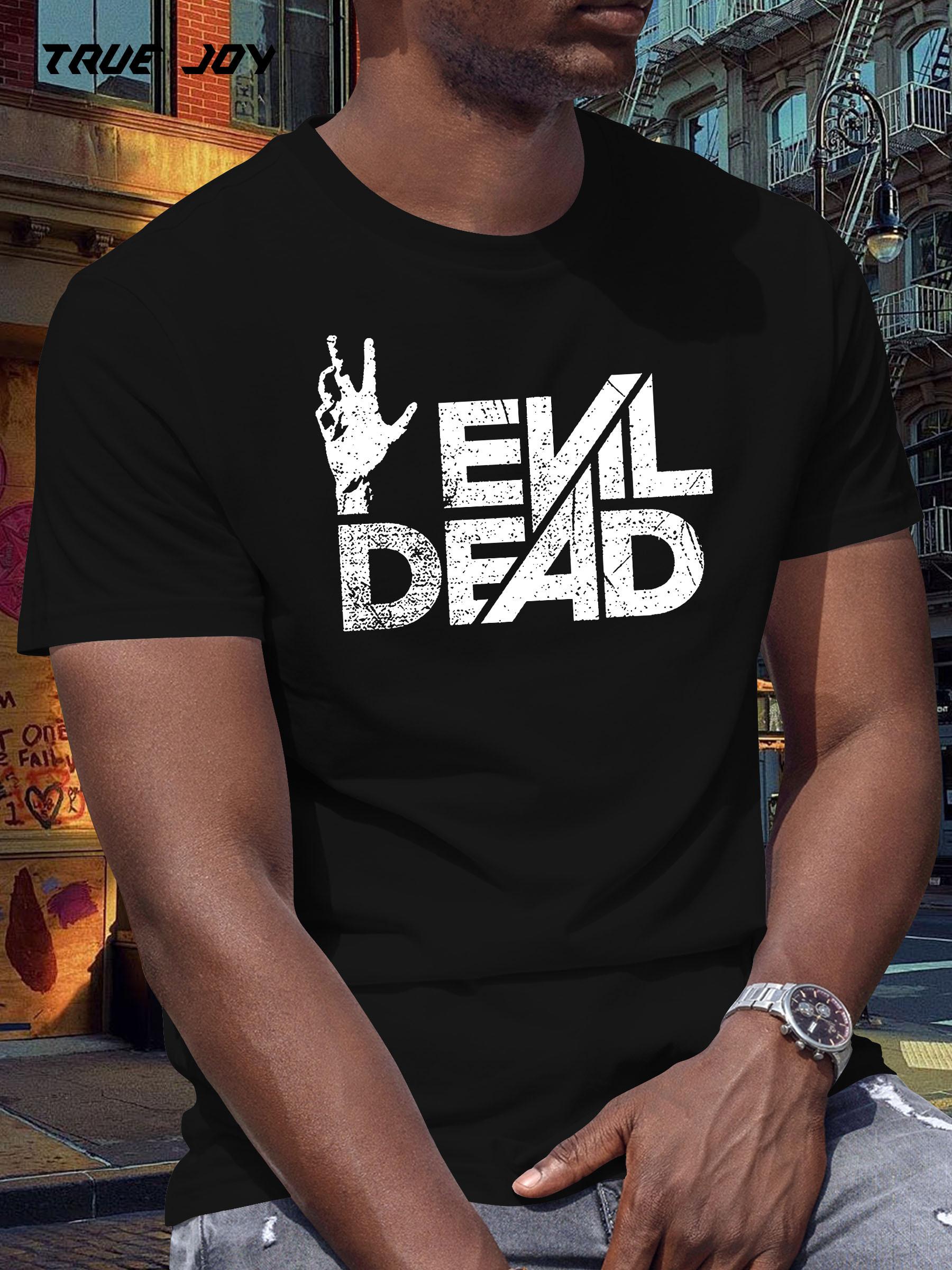 EKILDEAD Graphic T-shirt - Black Casual Summer Tee with Skull & Rose Design XXXXL