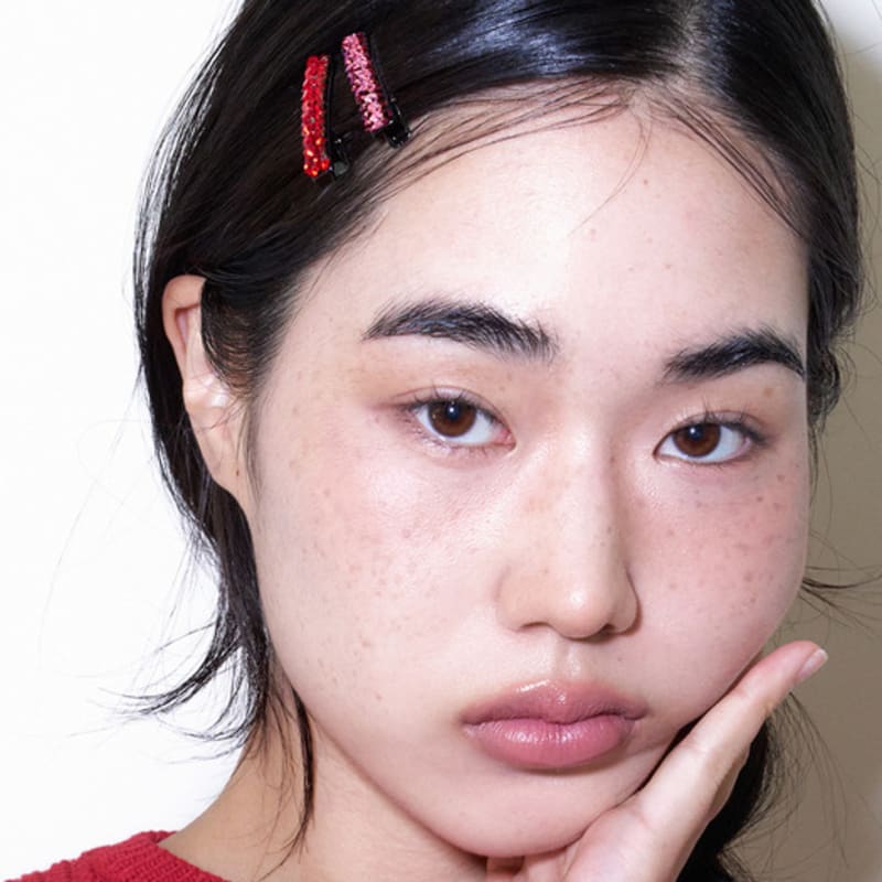 

geegee [2SET] petit cubic hair pin - 4color BLACK