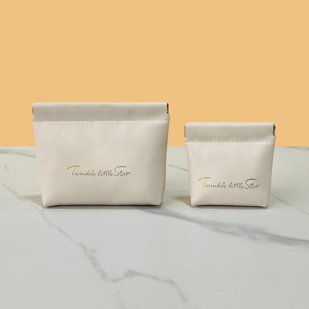 Lychee Pattern Shrapnel Storage Bag: Large Makeup Bag, Glasses Pouch, Inner Clutch, Lipstick & Coin Purse Set.