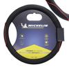 MICHELIN Steering Wheel Cover "M" 36.8-39.4 Cm, Black-red