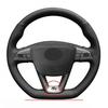 DIY Car Steering Wheel CoverFor Seat Leon 2013- Ibiza AlhambraTarraco D Type