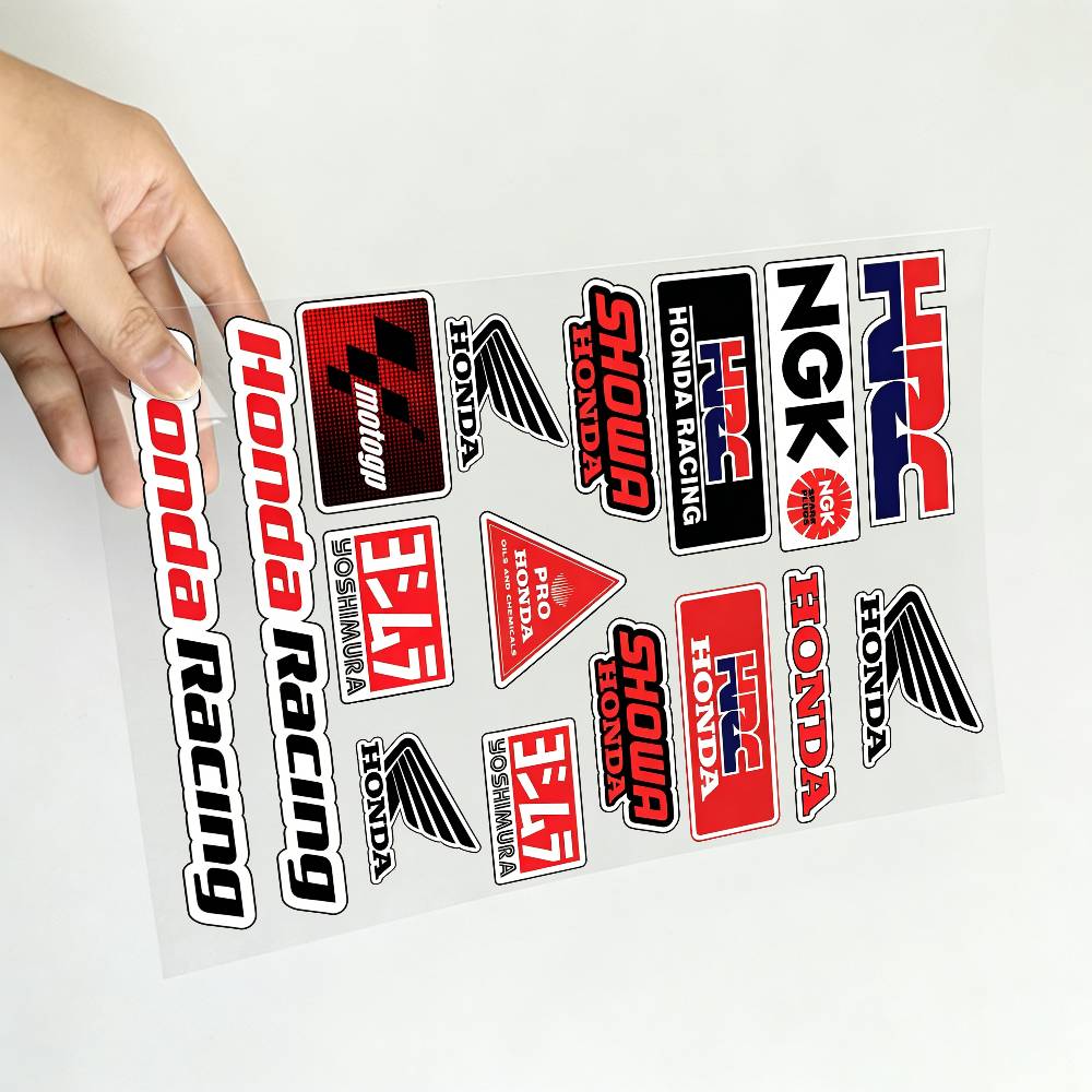 Laser For Honda Reflective Motorcycle Stickers, 3M Safety Warning At Night In The Dark Scooter Helmets VF7