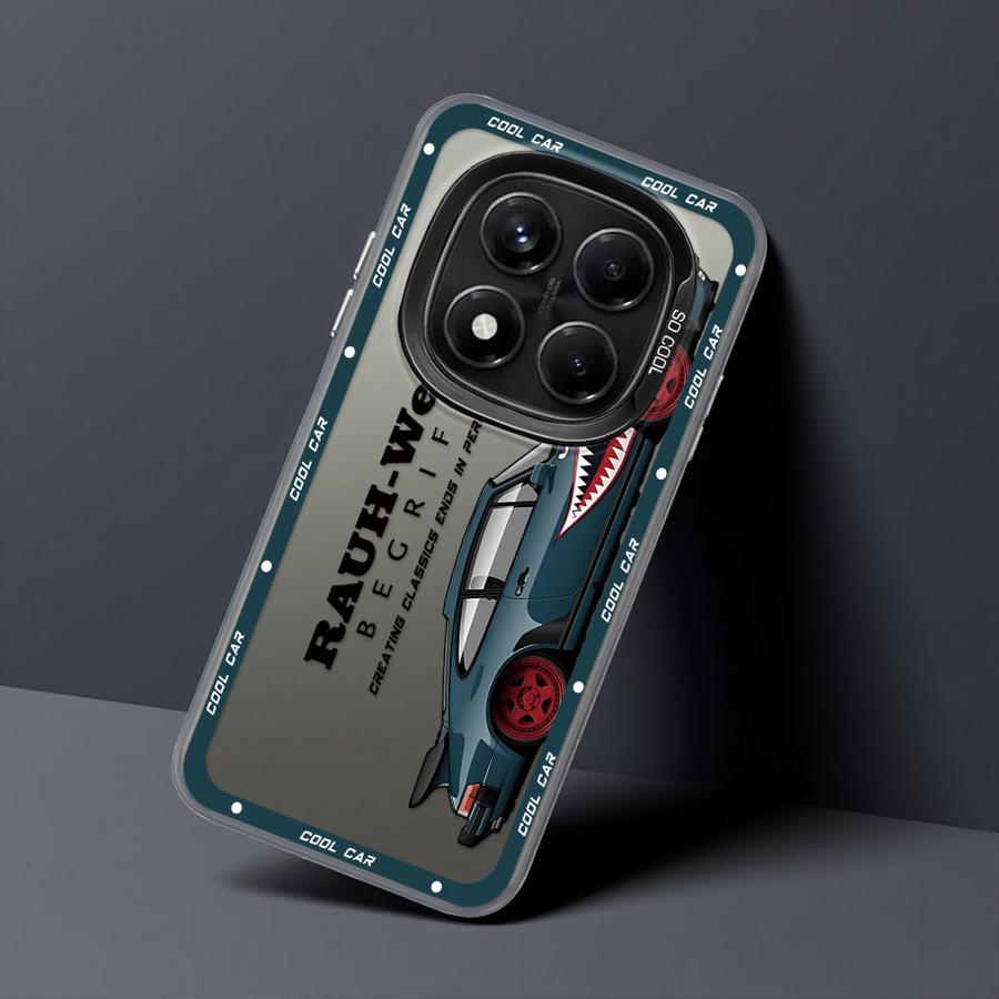 Case for Xiaomi Redmi Note 10 11 Pro 11s 10s 12 13 14 Pro Plus Soft Shell Japanese JDM Drift Car