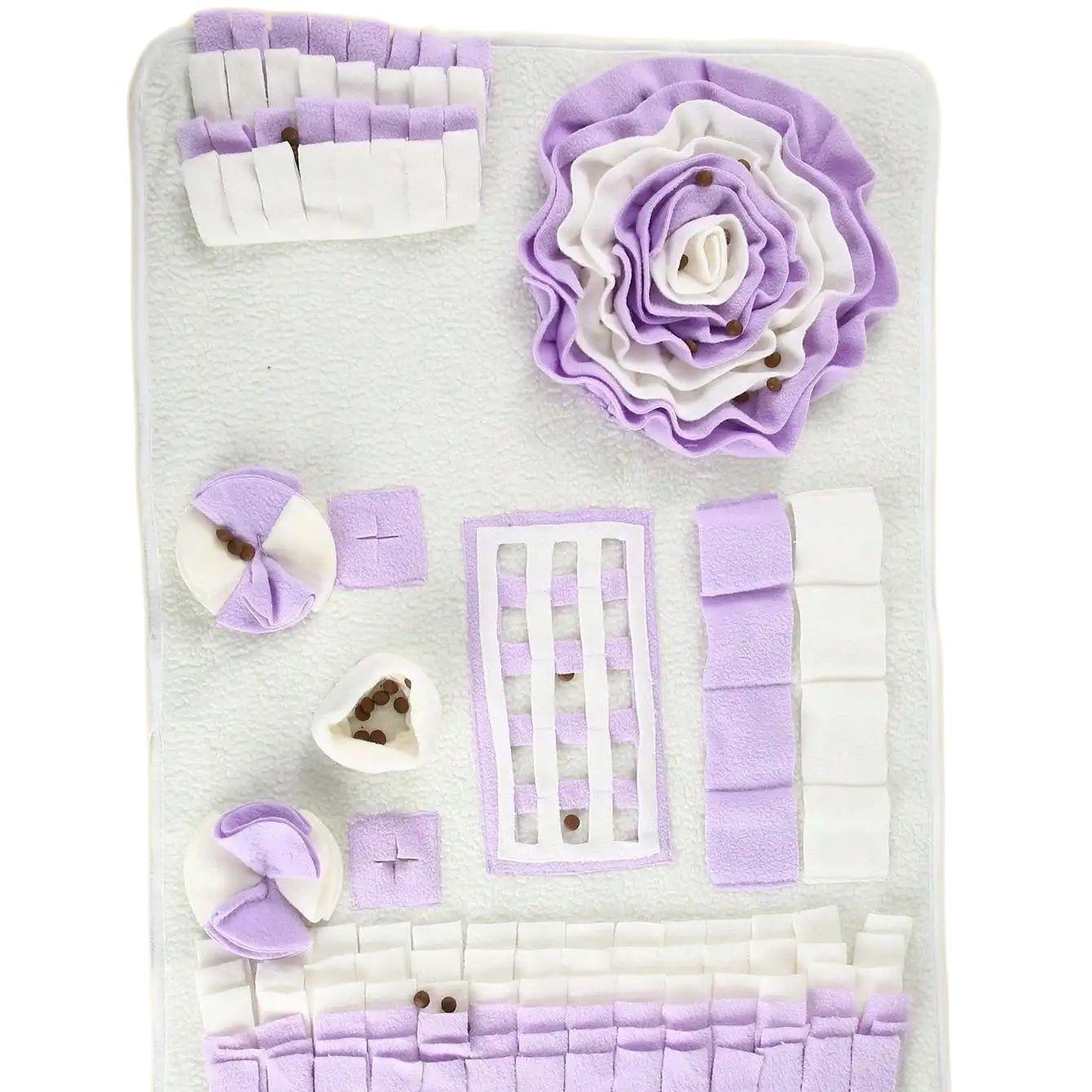 

Коврик для собак с нюхательным веществом уменьшает скуку и беспокойство, способствует медленному приему пищи и дрессировке обоняния, стимулирующие мозговую деятельность собак, игрушки для маленьких собак, лежанка Recta фиолетовый