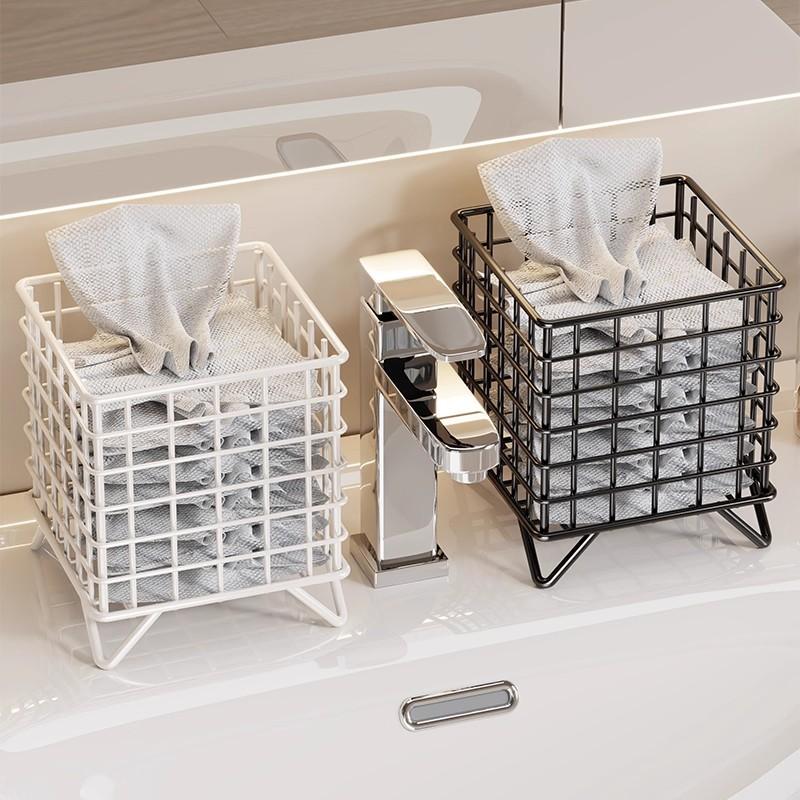 Coffee Pod Holder Large Capacity Coffee Capsule Holder Coffee Creamer Container Square Shape Pod Storage Cup