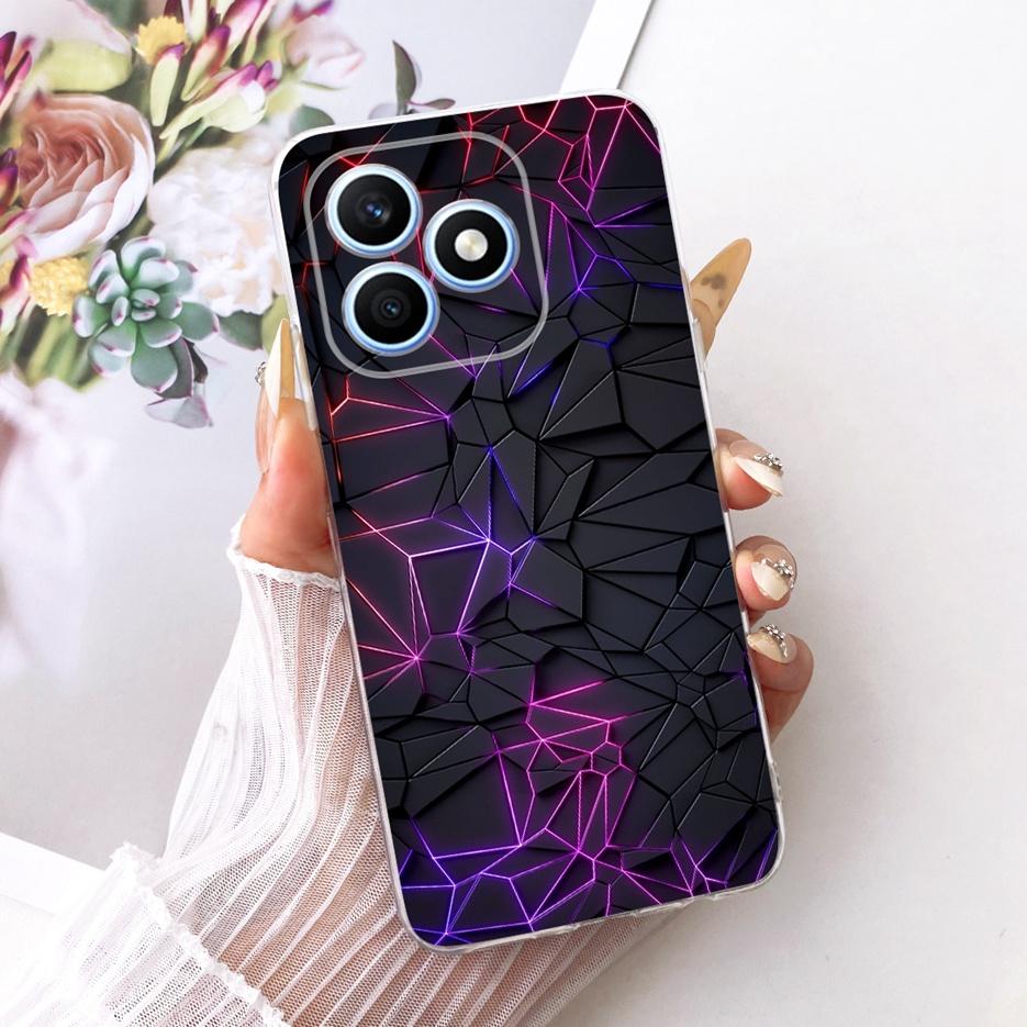 For Honor X8d 4G Case Cool Fashion Painted Cover 6.77'' Soft Silicone Phone Case For Honor X8d X 8d HonorX8d 4G Back Cover Coque
