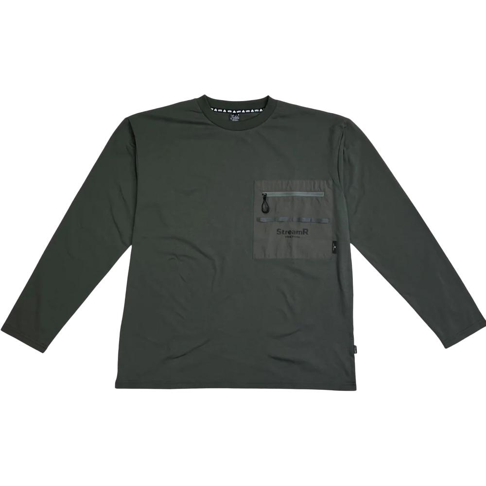 Polar Staff Streamr Dry Long Sleeve T-Shirt Khaki M