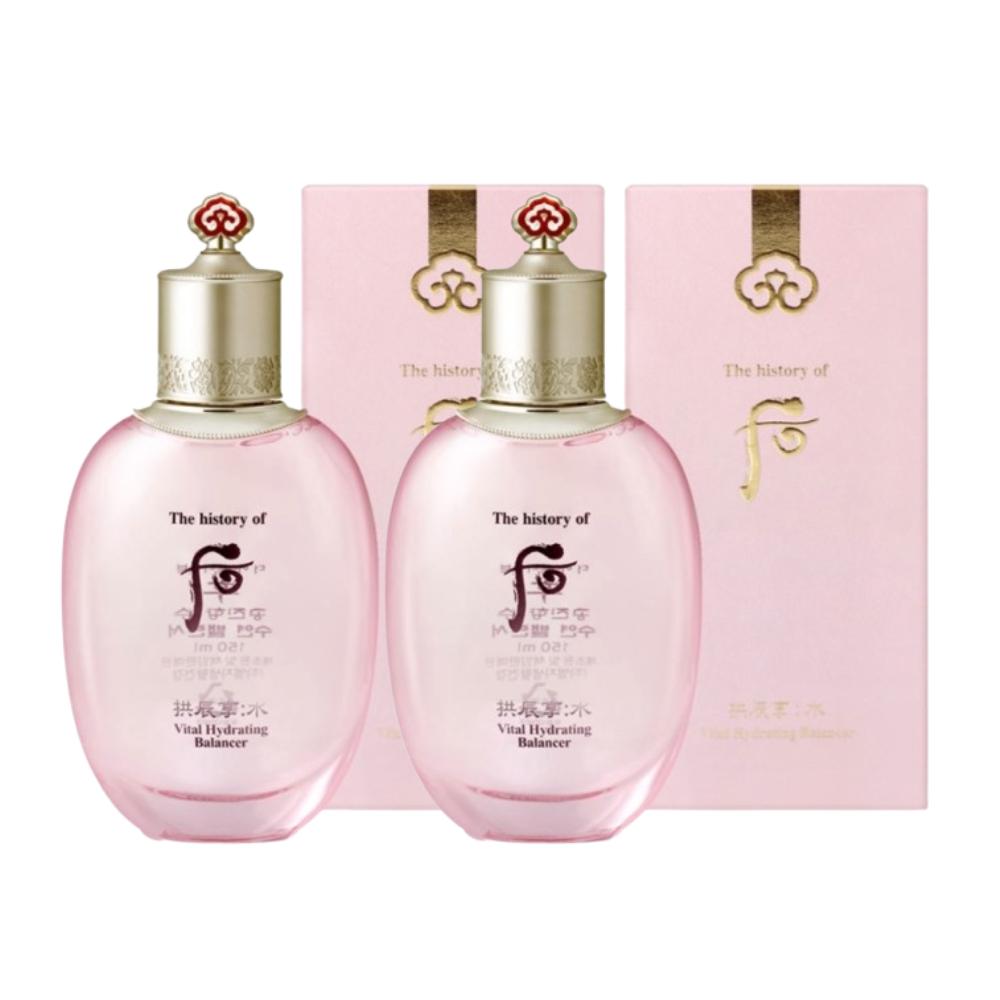 The history of whoo Gongjinhyang Soo Vital Hydrating Balancer 150ml Korean Herbal Moisture Boosting Toner Refreshing & Revitalizing K-Beauty Skincare