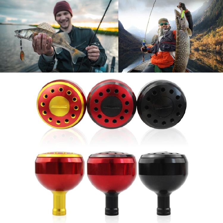 Fishing Line Wheel Handle Knob Grip Metal Fishing Handle Knob Replacement Baits Casting Reels Power Knob Easy to Install