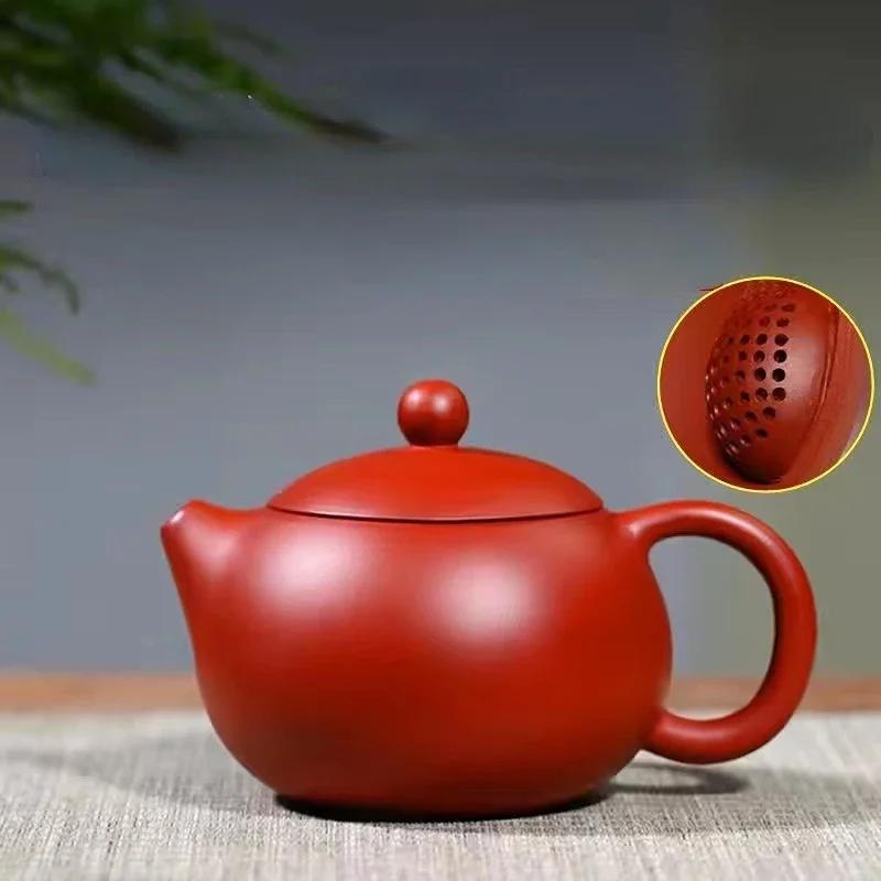 Фиолетовый глиняный чайник Чайная посуда Бытовой чай , Портативные Аутентичные Исинские Ручная работа Чайники