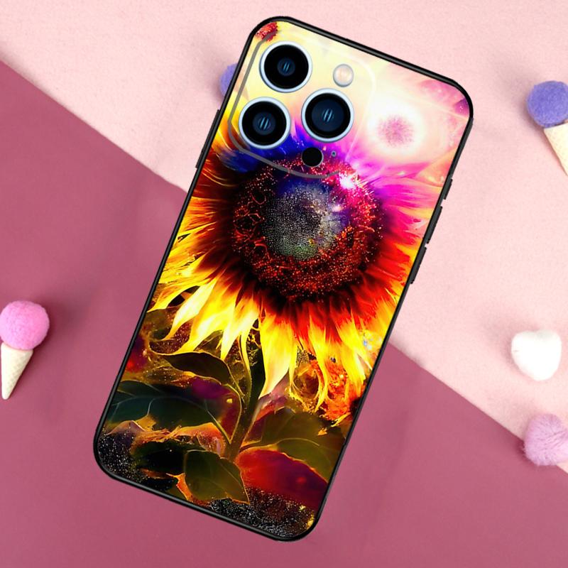 Piękne Żółte Słoneczniki Etui na Telefon Dla iPhone 17 Pro Max 17 Air 16E 13 12 Mini 14 15 Plus 11 16 Pro Max Tylna Pokrywa
