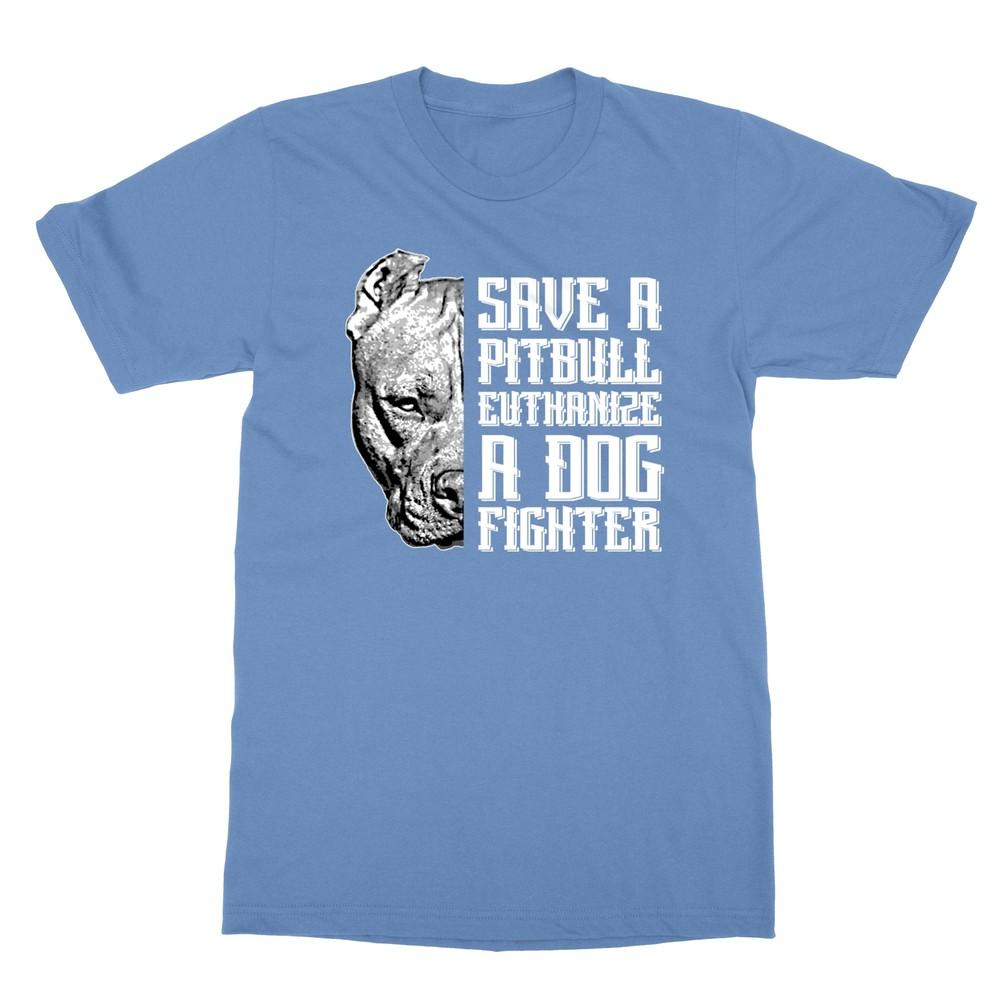 Спаси питбуля Усыпи собаковода Любитель собак Унисекс Футболка L