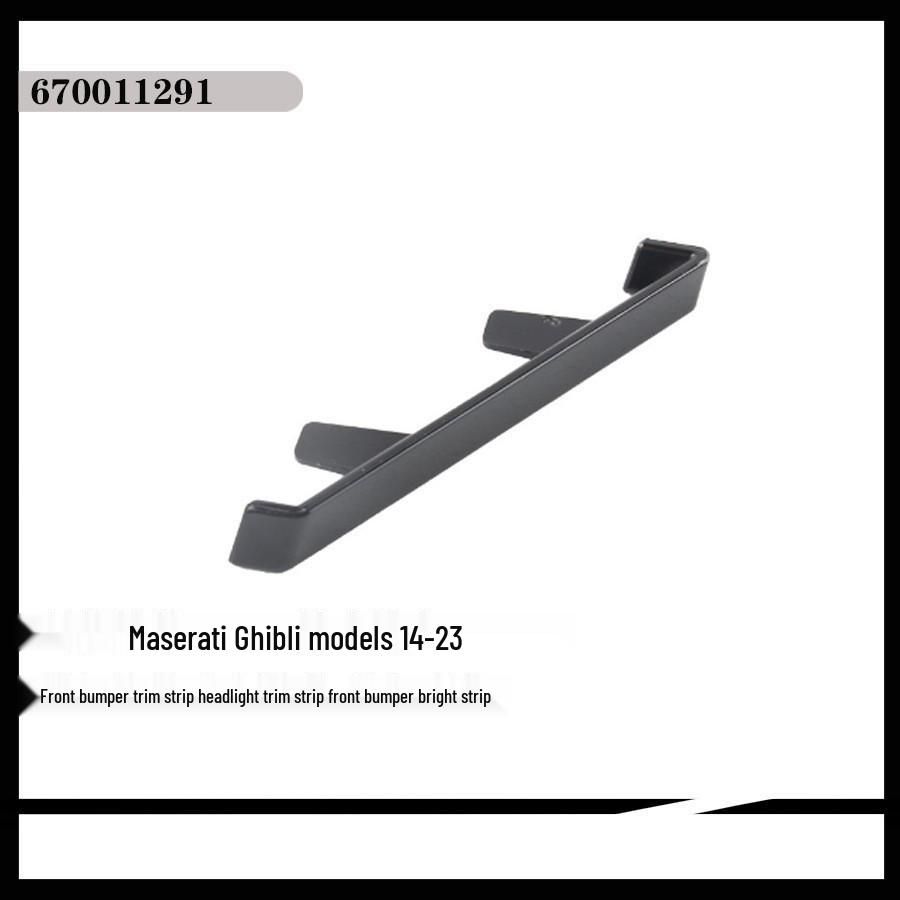 Maserati Ghibli Front Bumper Trim Strip (2014-2023) 670011292/670011291 Splendid LA