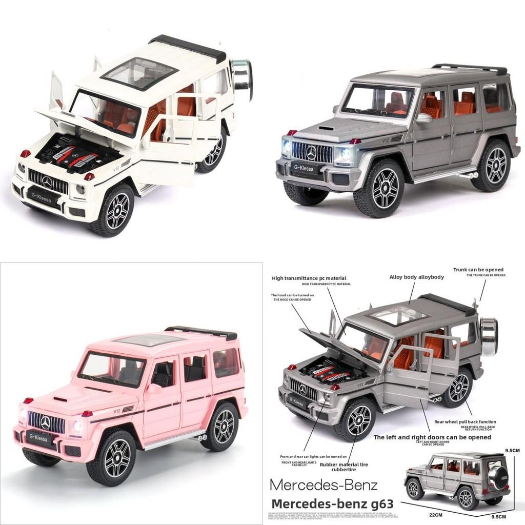 Simulation Alloy Mercedes Benz Off Road Vehicle Model Toy With Lighting Function