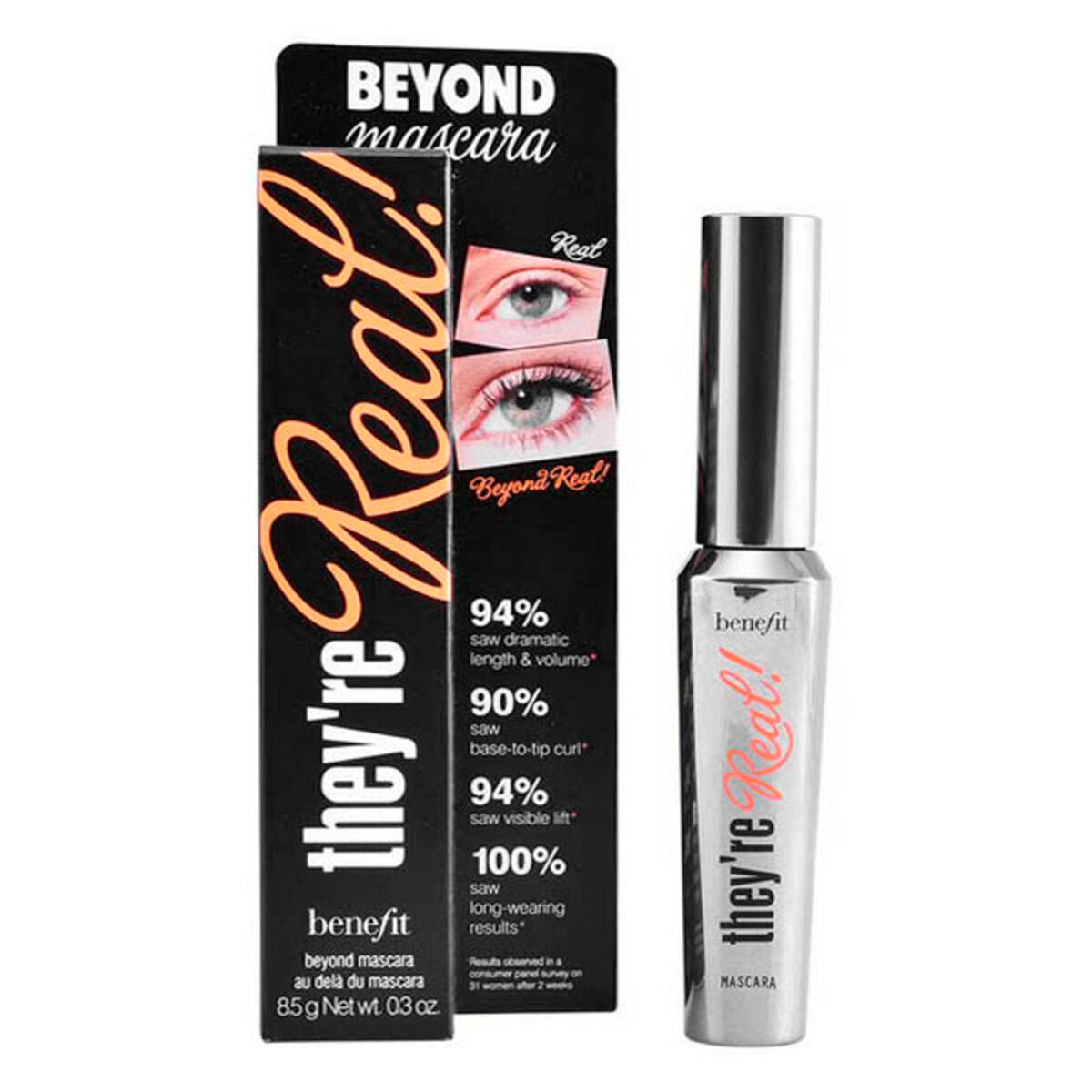 

They re Real! Volume Effect Mascara Benefit Re (8.5g) 8.5g