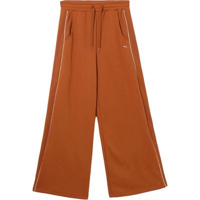 X Phantaci T7 Knit Fleece Loose Fit Embroidered Logo Knit Casual Pants Women Bottoms Maple-Sugar 631408-64