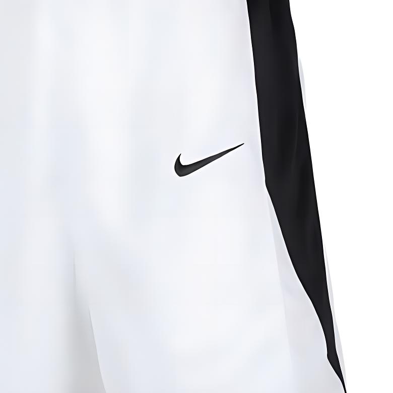 Nike Comfortable Versatile Elastic Shorts Youth Kids Shorts White Black HF0699-100