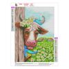 Colorful Rhinestones Diamond Art Cartoon Rabbit Cow Animal Pattern DIY Craft Adult Kids Rhinestones