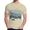 Hiking Moutain Hike Camping T Shirt Classic Round Neck Summer Casual Camiseta T Shirt